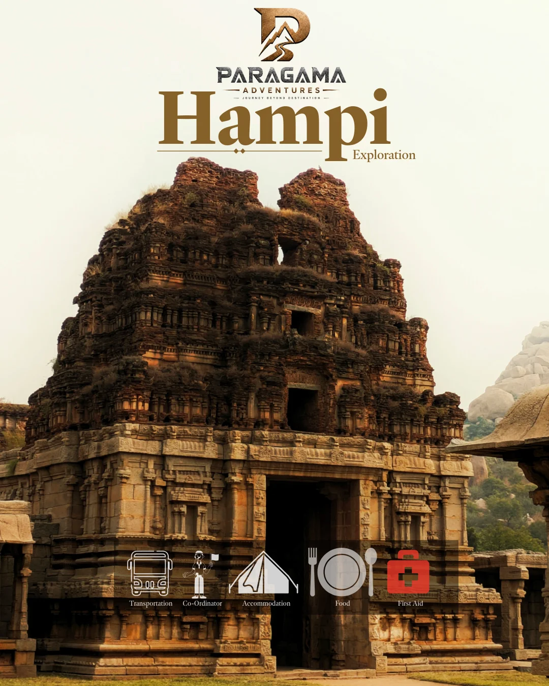 Hampi Exploration 2 Days/ 1 Night 