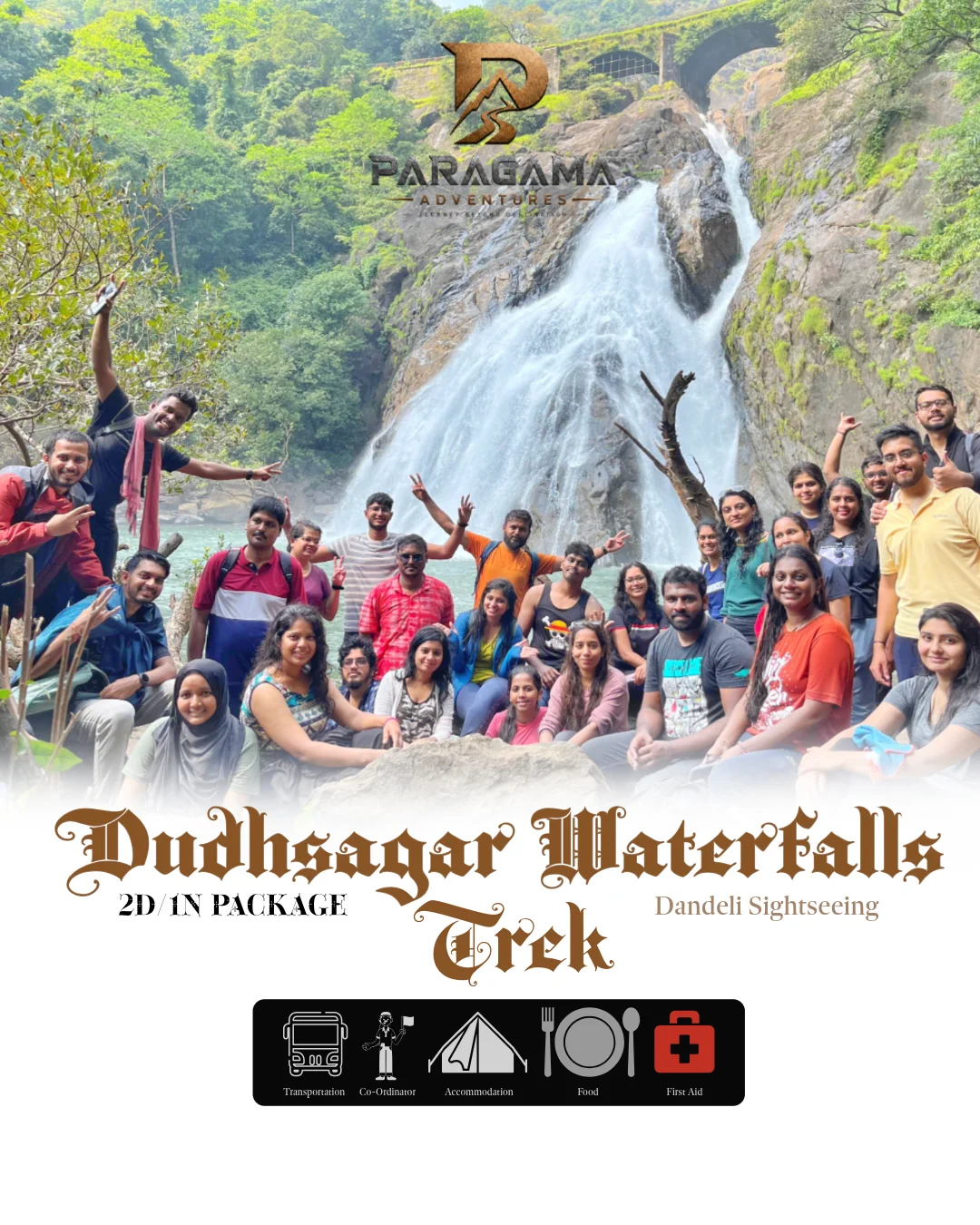 Dudhsagar and Ulavi Caves Exploration 2D/1N